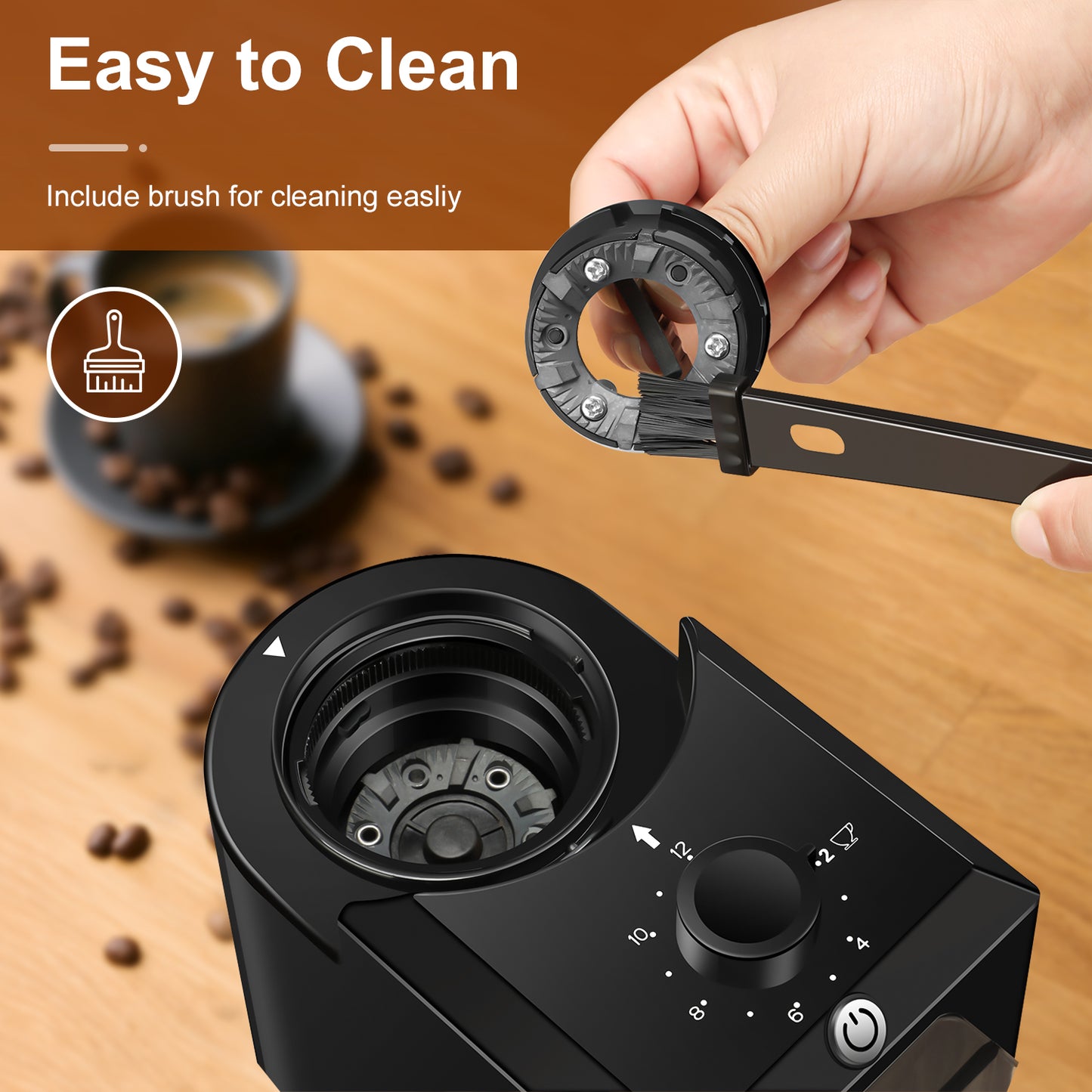 Automatic Burr Mill Coffee Grinder