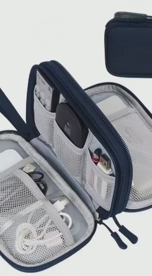 Double Layers Electronics Travel Organiser
